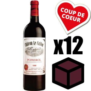 VIN ROUGE X12 Château Le Caillou 1998 Rouge 75 cl AOC Pomero