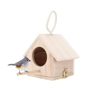 NICHOIR - NID Maison à oiseaux en bois, nichoir à oiseaux suspen