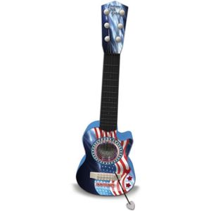 BONTEMPI 46947 Guitare électrique pour Enfant Rock Taille 67 cm Sangle  réglable 9 mélodies Inclus / Guitare Enfant Instrument