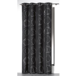 Rideau Gris Anthracite Achat Vente Rideau Gris
