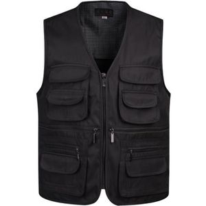 Gilet Utilitaire Multi-poches Homme – Veste De Randonnée, Pêche, Workwear (Neuf Avec étiquettes)