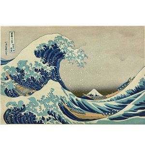 PUZZLE Puzzle 1000 pièces - Hokusai : La grande vague - P