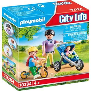 UNIVERS MINIATURE PLAYMOBIL - 70284 - Maman avec enfants - Jouets de