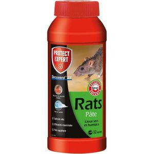 APPAT ANIMAUX RACPAT520 Pates pour Rats-Campagnols 52 sachets  Hyper Appétent  Lieux Secs et Hdes160