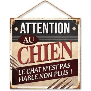 plaque gravée "Un chat un chien c'est un coeur avec du poil....ft  48x100 mm 