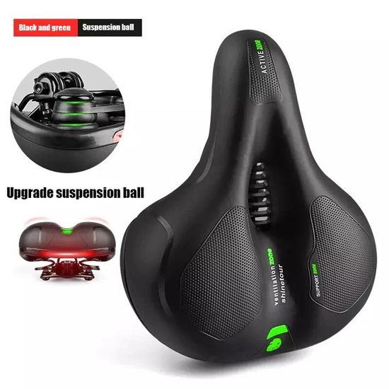 Extra Large Selle de Velo Ultra Confortable, Selle Vélo Anti