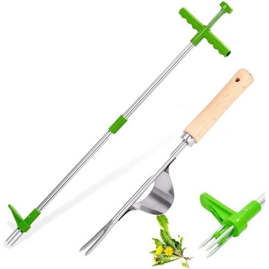 Désherbeur À Main En Acier Inoxydable, Manuelle Racine