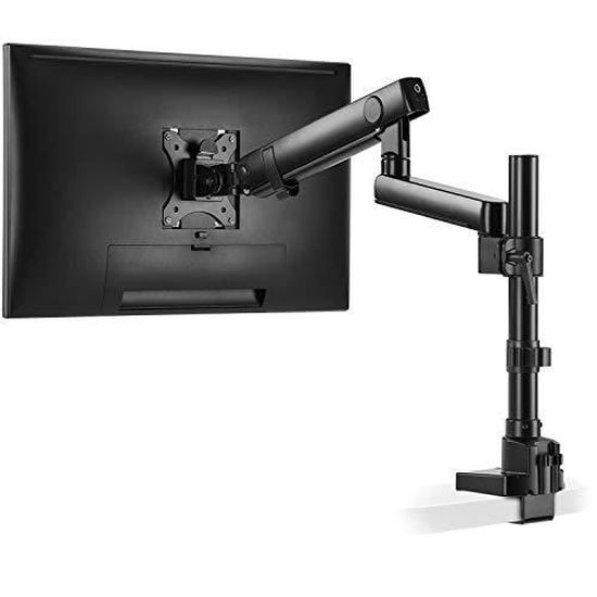 Bras Support Écran PC PUTORSEN - Aluminium Premium - 17 à 40 Pouces - Ressort Mécanique - Charge 12 Kg - Ergonomique