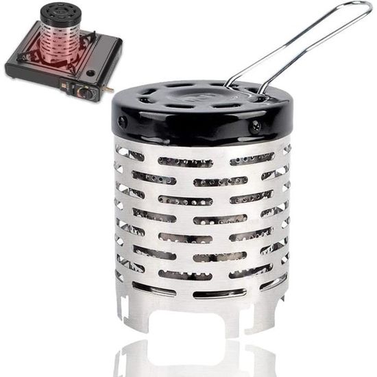 Couvercle Chauffant Portable Gaz – Réchaud De Camping Et Barbecue En Inox (silver)