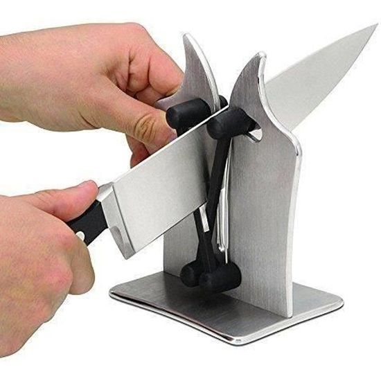 Aiguiseur De Couteaux 4 En 1 Vonsera - 3 Phases, Angle Réglable 15°-35°, Pour Ciseaux