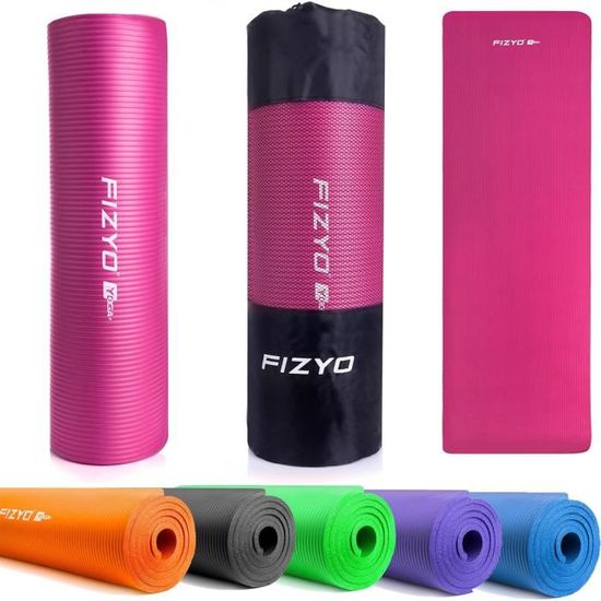 Tapis Yoga Pour Exercice Gymnastique Pilates 10mm D'épaisseur