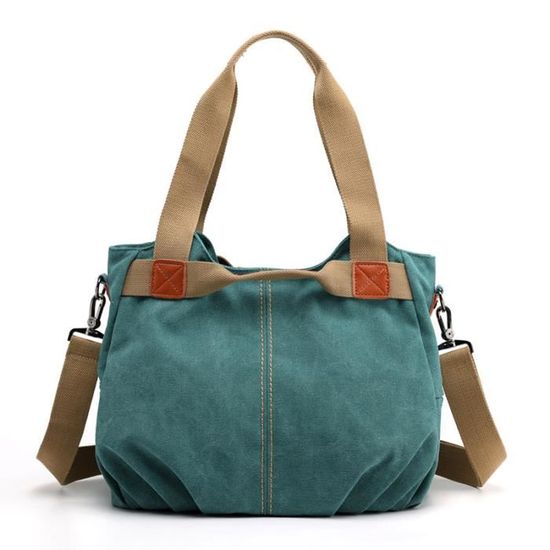 Grand Sac Fourre-tout En Toile Imprimée - Unisexe - Grande Capacité