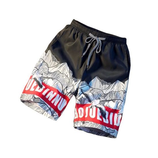 Générique Boxer De Bain Homme Blanc - Homme éTé Cool Sports SéChage Rapide Coloré Cam Fit Shorts De Plage Triangle Mode Sexy Maillot De Bain Gilet Homme Hiver Chaud Capuche