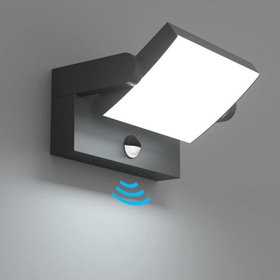 Applique extérieure LED Cuando - Avec détecteur de mouvement