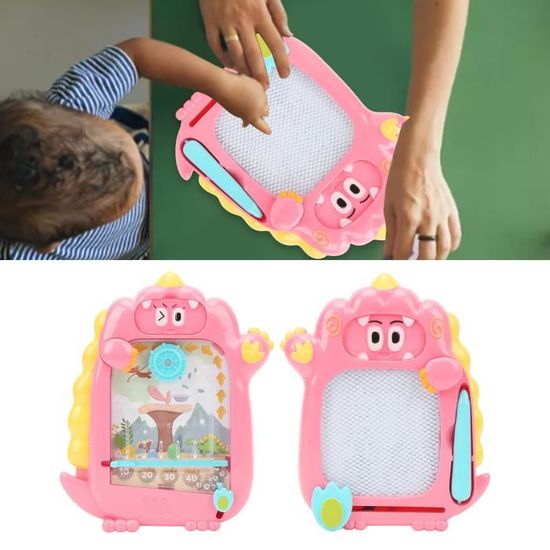 Ardoise Magique Enfant,Enfant Tableau Effaçable à 4 Couleurs, 4 Tampons