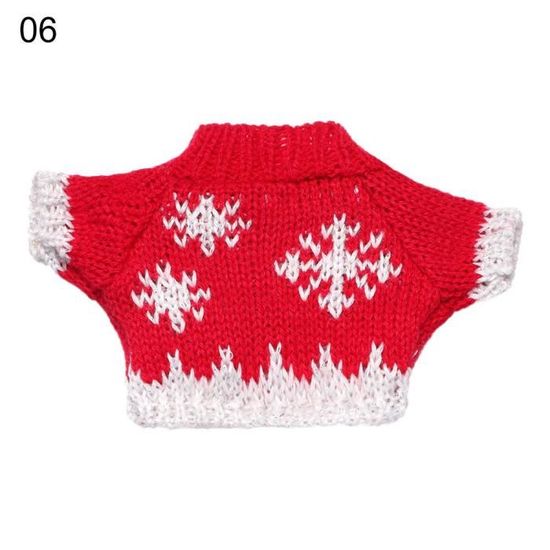 4 Tenues De Noël Pour Poupées 17 Cm - Avec Chapeau, écharpe | Vêtements Mignons, élastiques | DIY, Cadeau