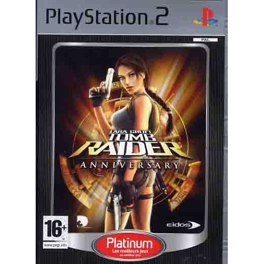 Deg Tomb Raider Anniversary Platinum / Jeu Console PS2