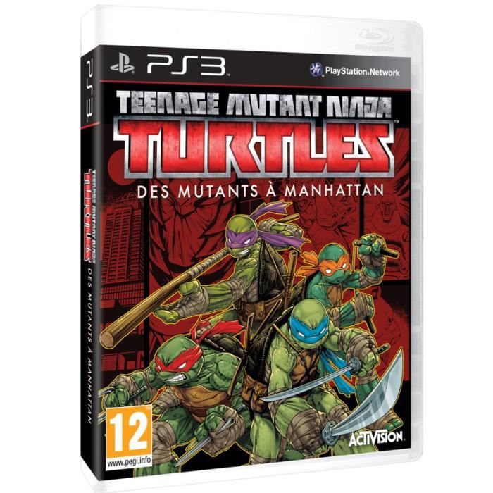 Jeux PS3 Activision Teenage Mutant Ninja Turtles : Des Mutants À Manhattan