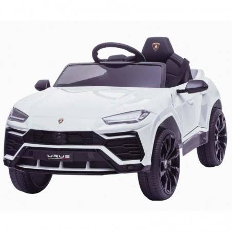 Lamborghini URUS 12v Blanc - Voiture électrique pour enfant avec batterie 12v et télécommande