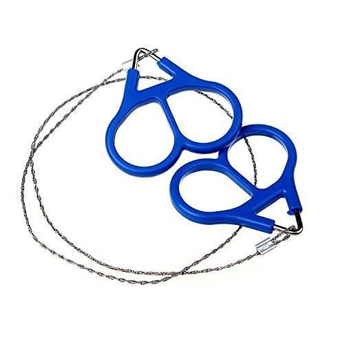 Scie Fil Commando Survie Anneaux de M¨¦tal Coupe Bois Camping Chasse Randonn¨¦e