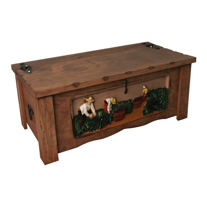 Malle Sculptée Vendanges - 6x75cl - coffret