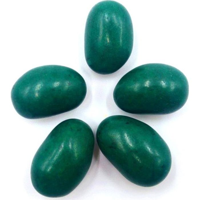 Dragées amandes fines tendres 1kg - Coloris vert émeraude - Fabrication française