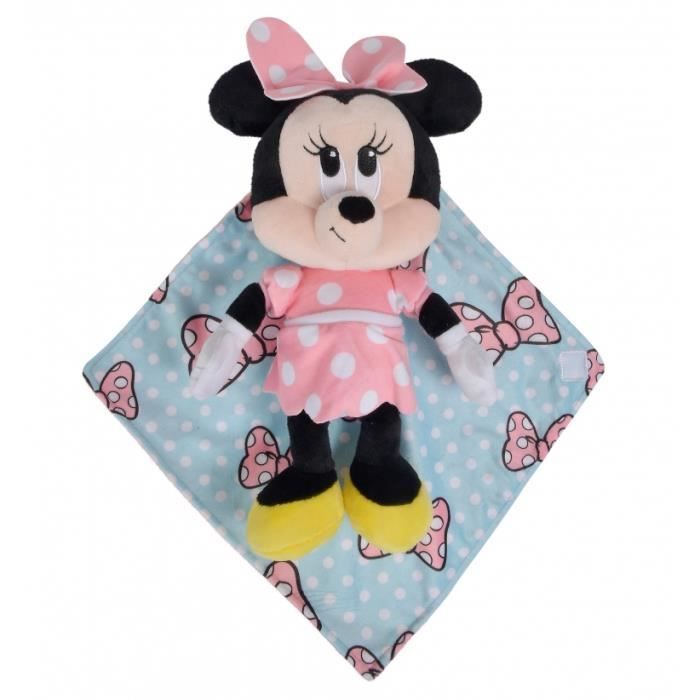 Peluche Disney avec couverture Minnie 25 cm
