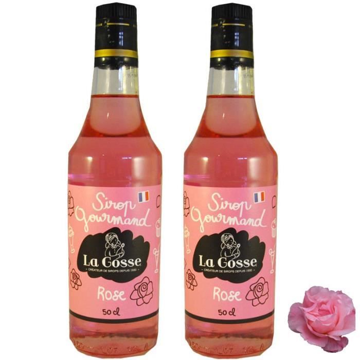 Sirop de Rose 2 bouteilles
