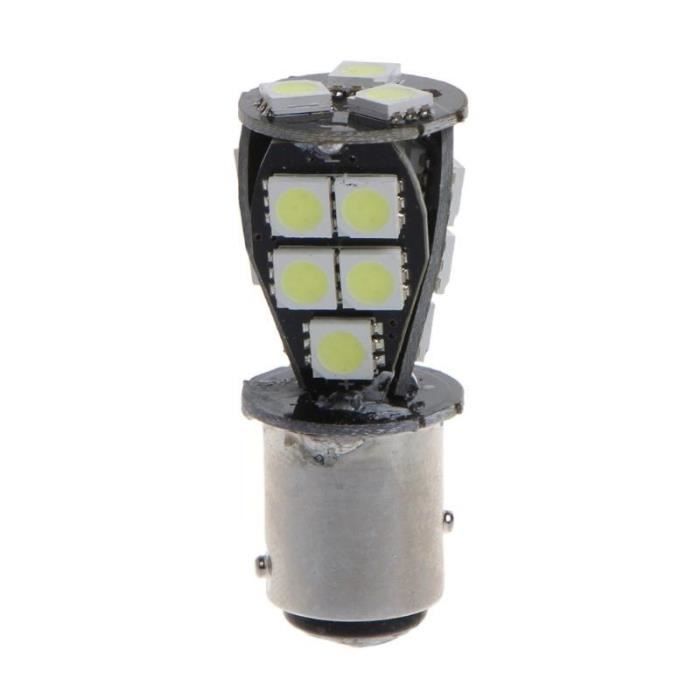 Ampoule blanche CANBUS 1157 BAY15D 21 LED 5050 SMD P21-5W, feu arrière de frein DC 12V COCOTTE MOTO - TOI0324