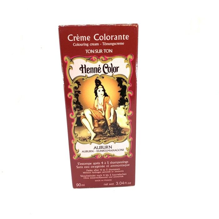 Crème Colorante au Henné Auburn 90ml