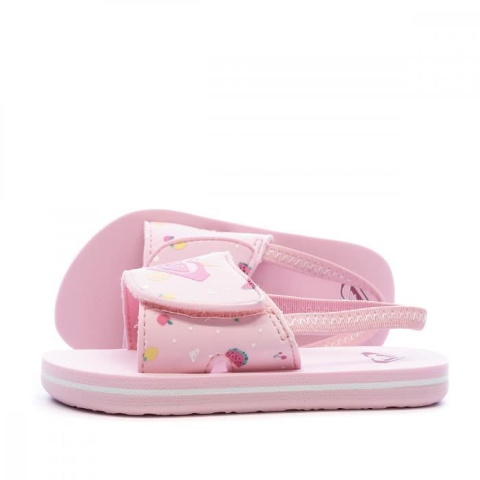 Claquettes Rose/Fruit Bébé Roxy Finn