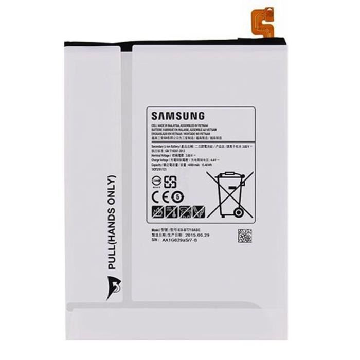 Batterie d origine Samsung EB-BT710ABE 4000 mAh pour GALAXY TAB S2