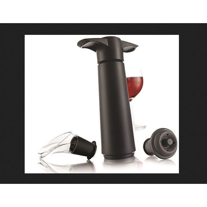 Coffret Pompe À Vin Vacuvin Coffret Avec 1 Pompe À Vide D'Air, 2 Bouchons, 2 Wine Servers