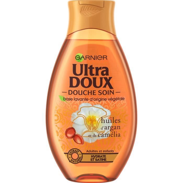 GARNIER Gel douche Soin - Caramel et argan - 250 mL