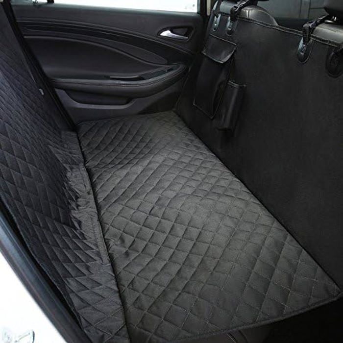 Comparer les prix de Housse de sige de voiture pour chien hamac convertible avec poches impermable protection de sige couleurs multiples Largeight