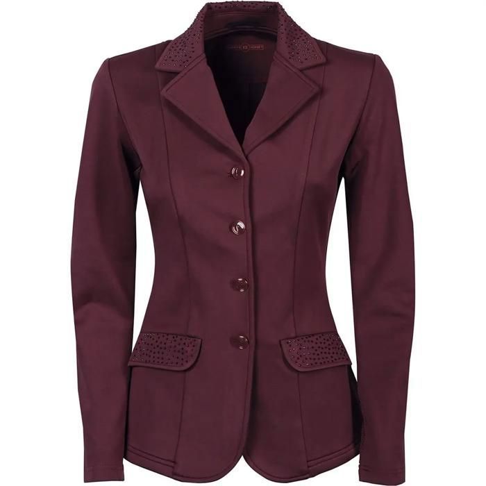 Veste équitation femme Harrys Horse Crystal - bordeaux Veste équitation femme Harrys Horse Crystal - bordeaux