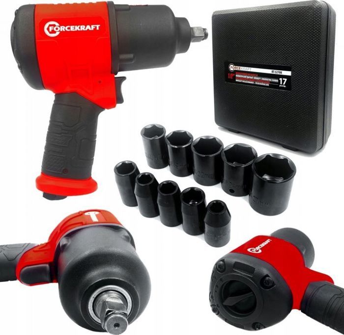 Clé à chocs - FORCEKRAFT - FK-RT-5270K - Pneumatique - 720Nm - 7500 tr/min