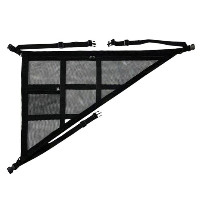 Filet De Rangement Toit Voiture Double Couche - Organiseur Triangulaire Polyester 90x65cm Pour Accessoires Auto