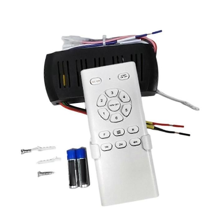 Kit de télécommande pour ventilateur de plafond à conversion de fréquence récepteur haute tension à 6 vitesses contrôleur d-a554 - Wen