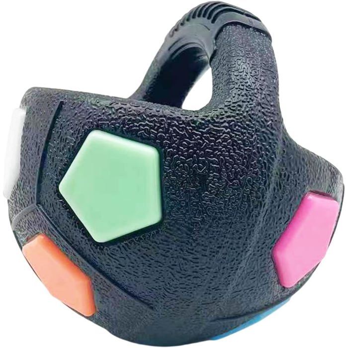 Ballon de football indestructible pour chiens avec poignée - Jouet interactif pour chiens de petite et moyenne taille(noir). Ballon de football indestructible pour chiens avec poignée - Jouet interactif pour chiens de petite et moyenne taille(noir).