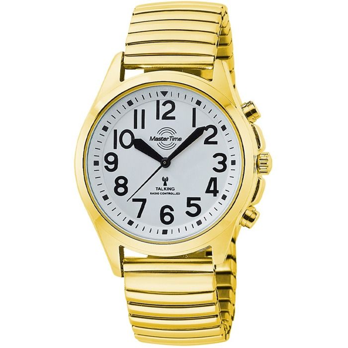 Master Time MTLA-10943-12Z Montre pour femme Horloge radiocommandée parlante 38mm Master Time MTLA-10943-12Z Montre pour femme Horloge radiocommandée parlante 38mm