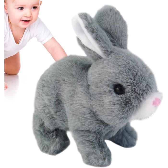 Comparer les prix de Jouet de Lapin Qui Marche Jouet électronique interactif de Lapin en Peluche pour Animaux de Compagnie Lapin e PELUCHE POUR ANIMAL