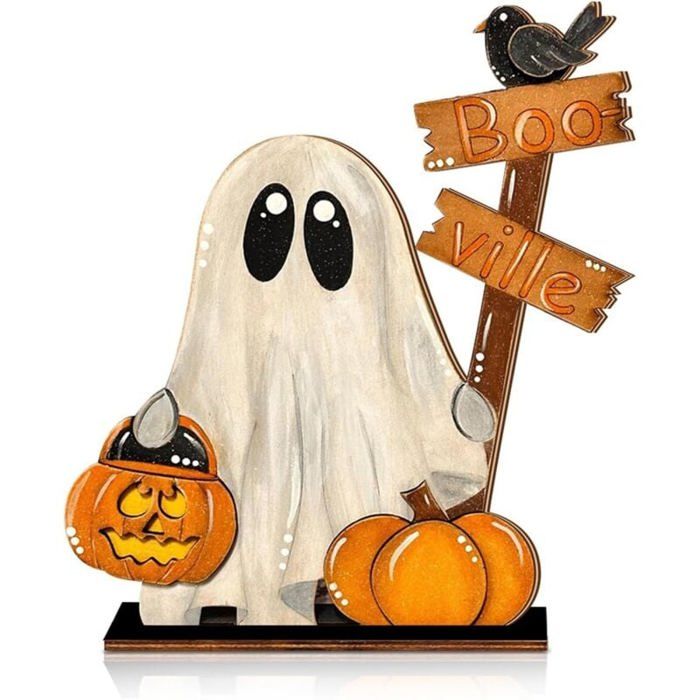 12 Bougies LED Citrouille Halloween - Lumière Orange Vacillante, Piles CR2032 Incluses - Décoration De Fête Sûre