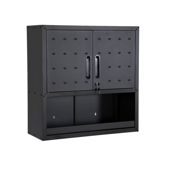 Meuble haut de rangement pour garage avec étagère BOBBY