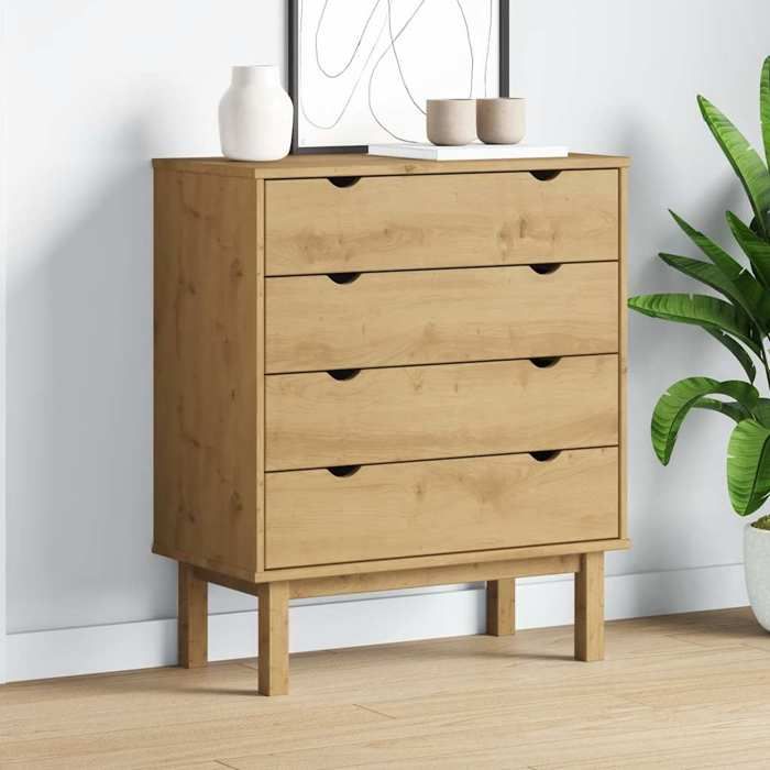 Bonne qualité - Commode OTTA 765x395x90 cm - haut de gamme - Bois de pin massif12313