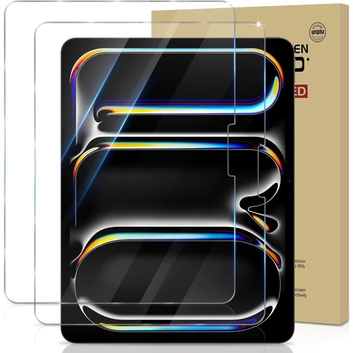 Protection écran Verre Trempé Fonkare Glaseo Pour IPhone 13 à 16 - Dureté 9H, Anti-rayures, Installation Facile
