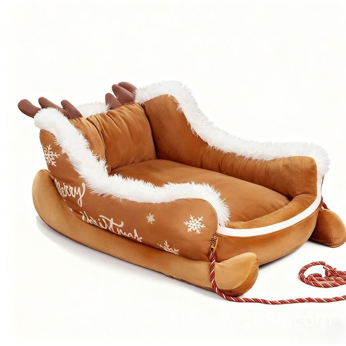 Lit pour chien 65 x 50 x 28 cm Lavable machine coussin antidérapant Convient petits chiots chatons Pour usage intérieur extérieur