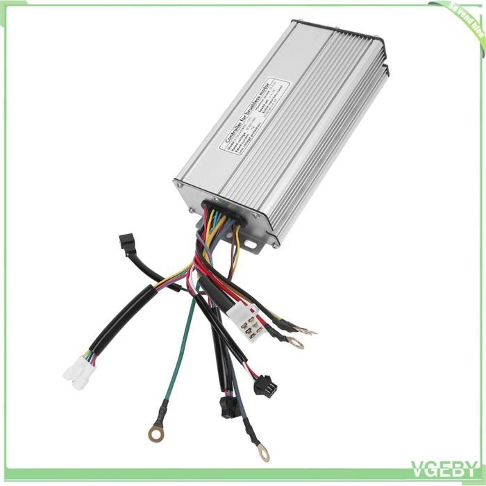 Contrôleur de Moteur 36V 48V Contrôle de Vitesse 12 Tubes pour Cycle électrique KT Onde Carrée en Alliage Daluminium