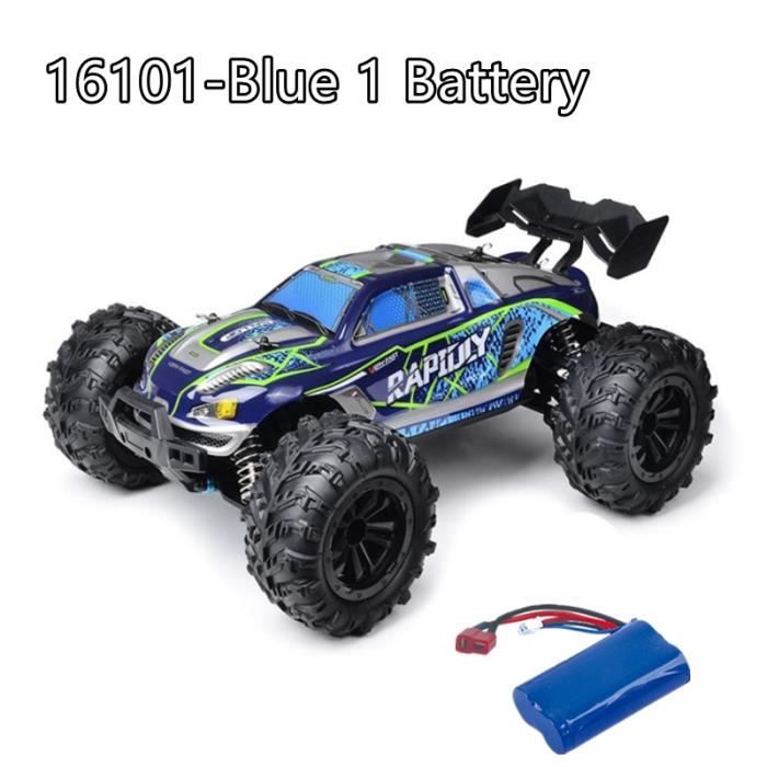 Batterie bleue 1-Voitures télécommandées tout terrain, voiture de course à  grande vitesse, 4x4 Drive 1-16, ca - Cdiscount Jeux - Jouets
