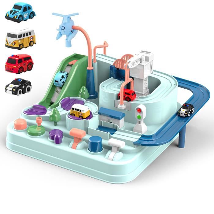 Yardwe Station Essence Avec Voiture Pour Garçon Fille Modèle